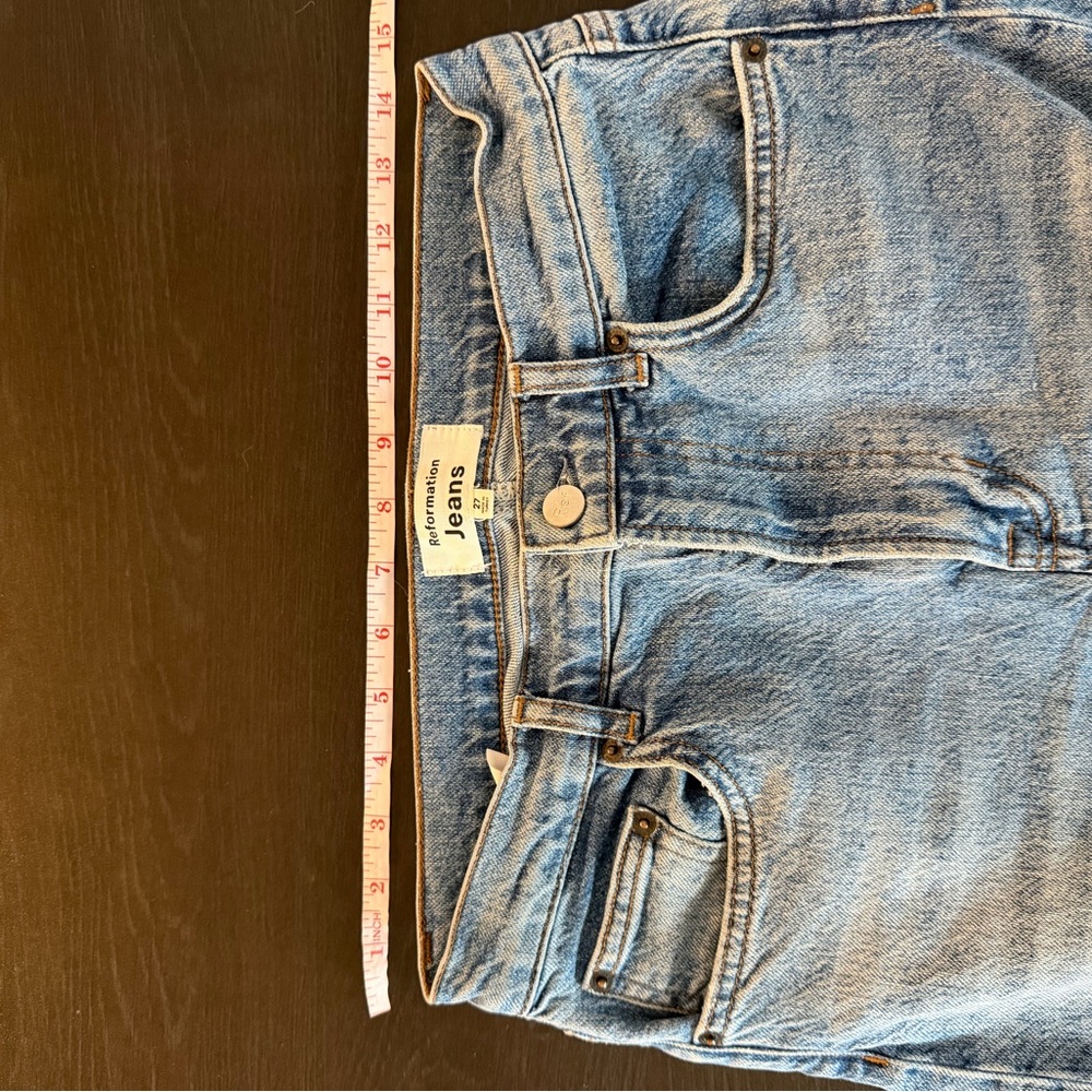 Reformation Light Blue Flared Jeans - Picture 4 of 5
